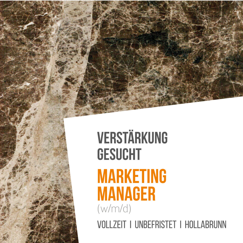 Stellenausschreibung Marketing Manager